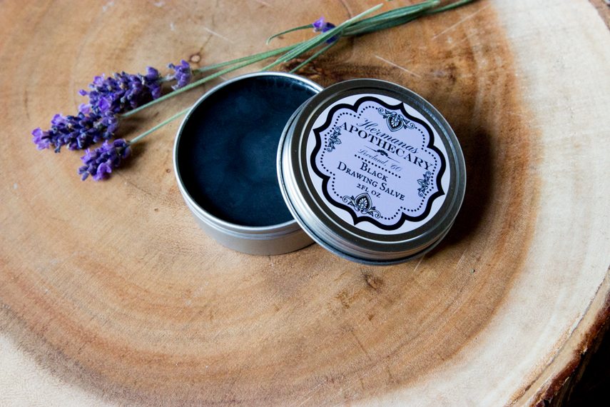 Black Drawing Salve - With Lavender