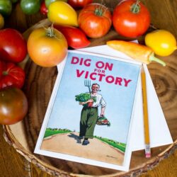 Dig On for Victory Greeting Card