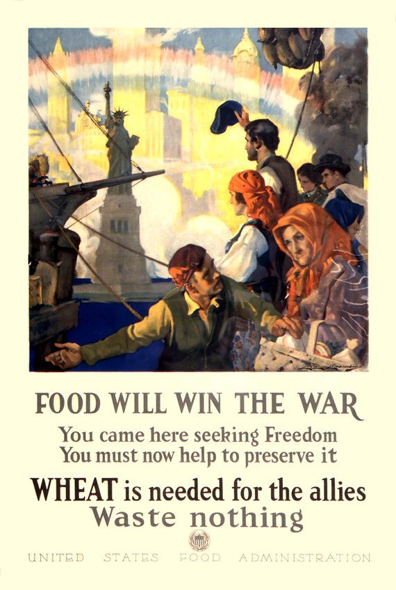 Food Will Win The War Poster