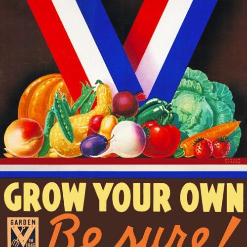 Your Victory Garden Counts Now More than Ever! Vintage Poster Reproduction Authentic Heirlooms