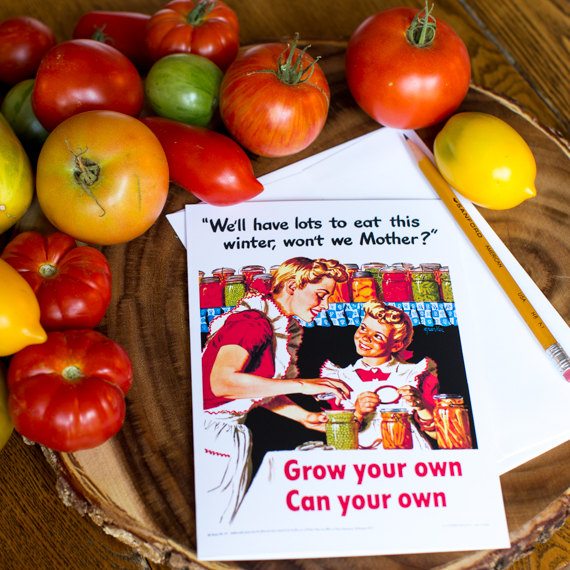 We'll Have Lots to Eat this Summer, Won't We Mother - Greeting Card