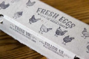 Egg Carton Stamp - Fresh Eggs