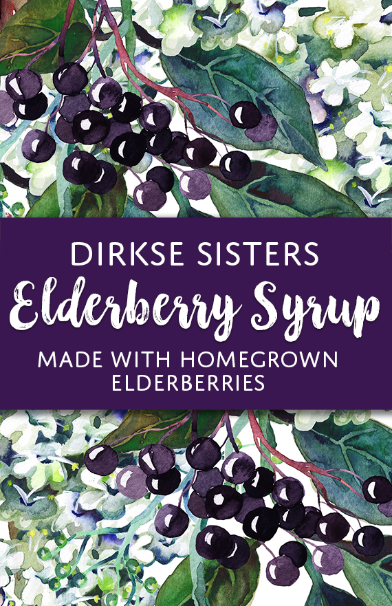 Elderberry Syrup Custom Label