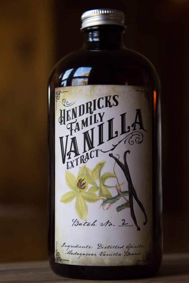 Customizable Vanilla Extract Label - Vintage Style