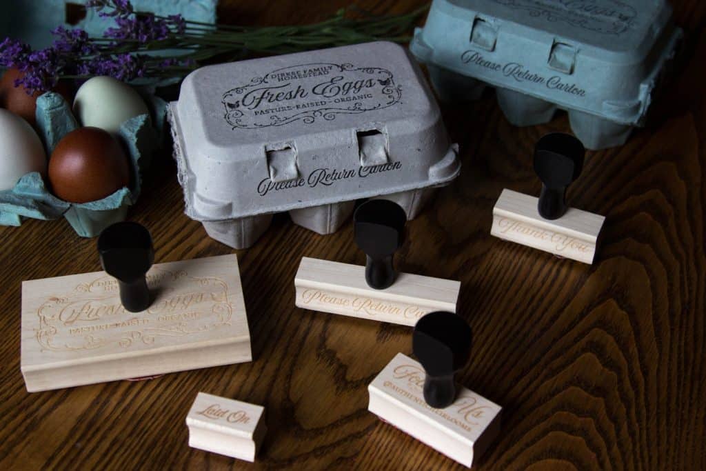 Egg Carton Stamp Set – Authentic Heirlooms