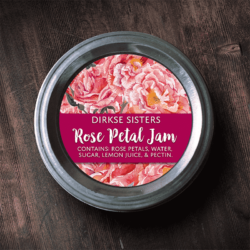 Rose Petal Jam Label