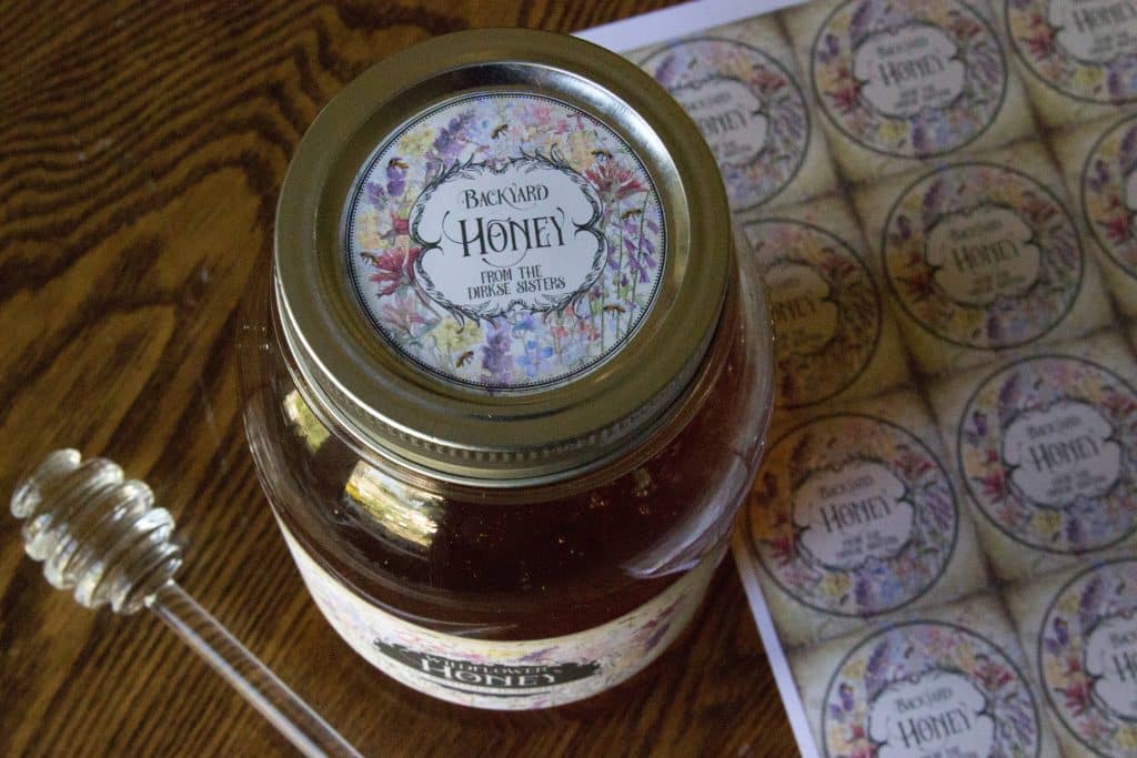 Custom Honey Labels – Vintage Wildflowers