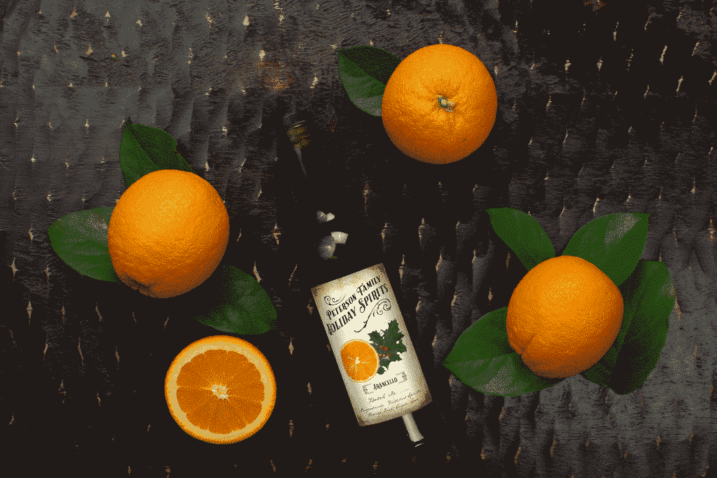 Holiday Arancello Label – Orange Liqueur