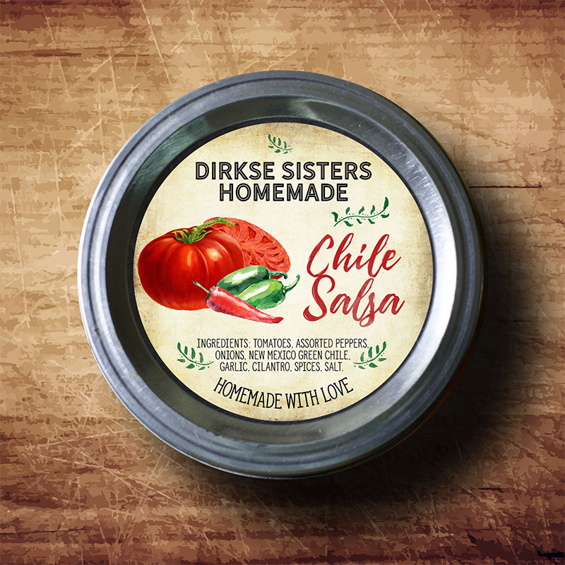 Salsa Canning Labels – Customizable