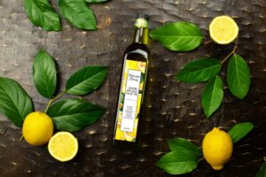 Lemon Infused Olive Oil Customizable Label
