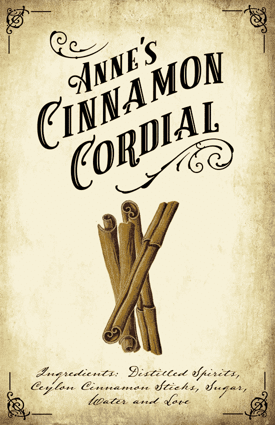 Custom Cinnamon Extract Label – Vintage Style