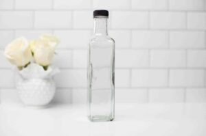 8.5 oz (250 ml) Quadra Square Glass Bottle