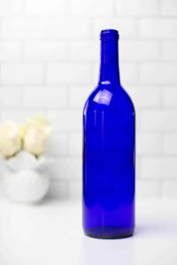 Cobalt 750ml Bordeaux Bottle