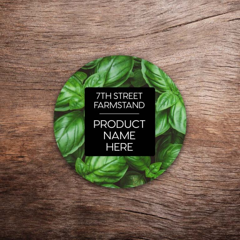 Customizable Basil Labels - Vivid Photo – Authentic Heirlooms
