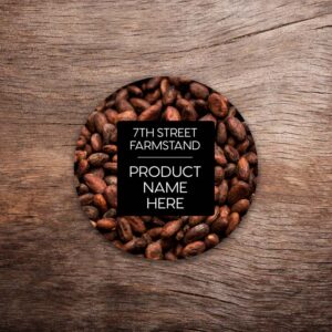 Customizable Cacao Chocolate Labels – Vivid Photo