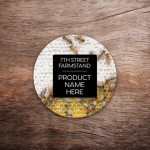 Customizable Honey Labels – Vivid Photo