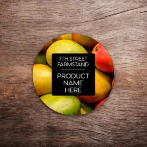 Customizable Mango Labels – Vivid Photo