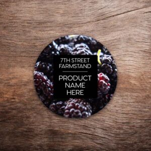 Customizable Mulberry Labels – Vivid Photo
