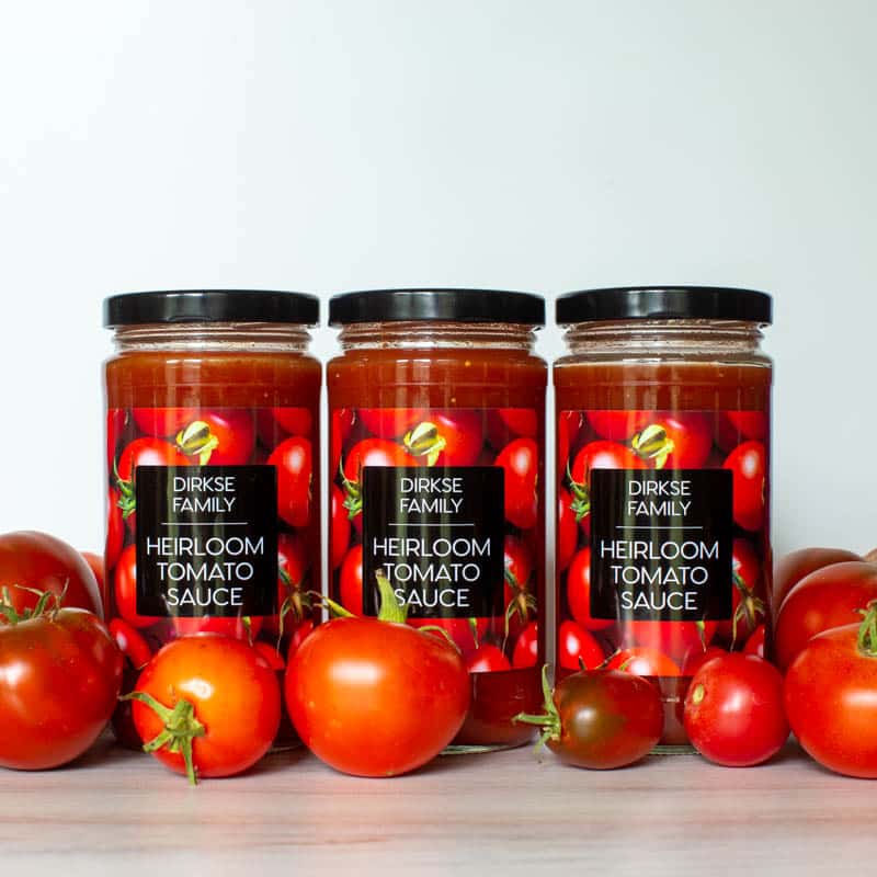 Heirloom Tomato Sauce Labels - Modern Photo Series
