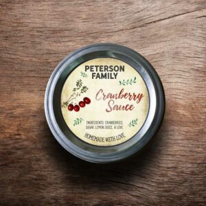 Vintage Cranberry Canning Labels