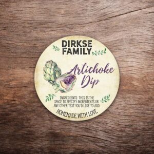 Custom Artichoke Labels – Vintage Style