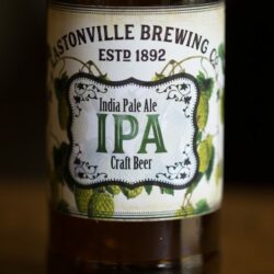 Vintage Style IPA Label - Customizable for Homebrew India Pale Ale Label with Hops around the Vintage style border